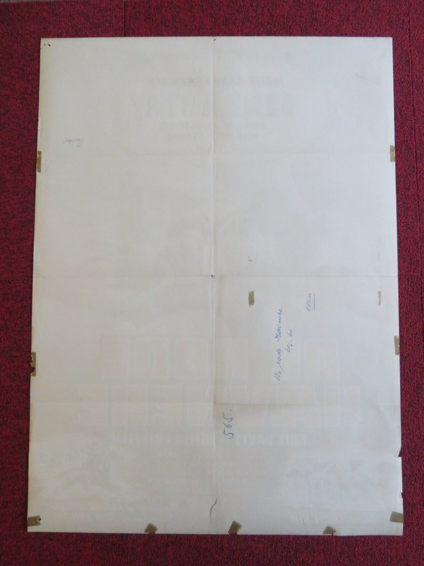 INDIAN TERRITORY DANISH POSTER ROLLED GENE AUTRY GAIL DAVIS 1952 Rendezvous Cinema Movie posters