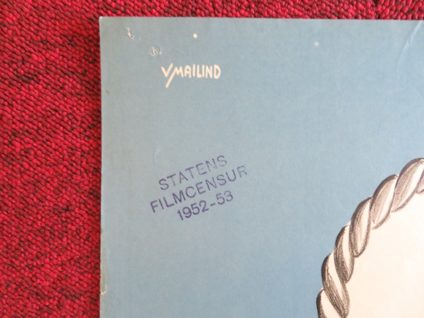 INDIAN TERRITORY DANISH POSTER ROLLED GENE AUTRY GAIL DAVIS 1952 Rendezvous Cinema Movie posters