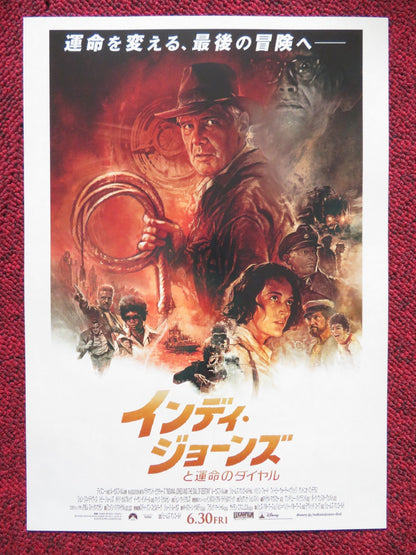 INDIANA JONES AND THE DIAL OF DESTINY - B JAPANESE CHIRASHI (B5) POSTER FORD 2023 Rendezvous Cinema Movie posters