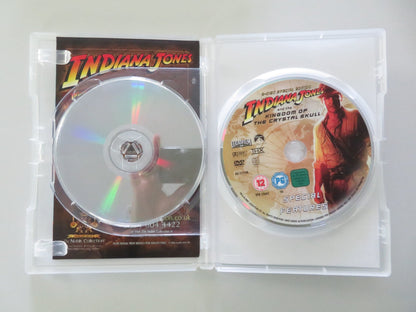 INDIANA JONES AND THE KINGDOM OF THE CRYSTAL SKILL - 2 DISC (DVD) 2008 REGION 2 Movie posters