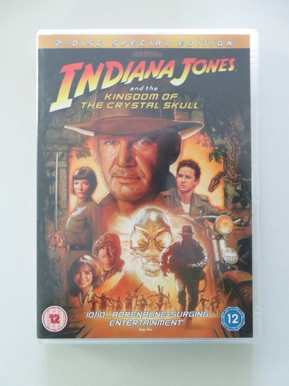 INDIANA JONES AND THE KINGDOM OF THE CRYSTAL SKILL - 2 DISC (DVD) 2008 REGION 2 Movie posters