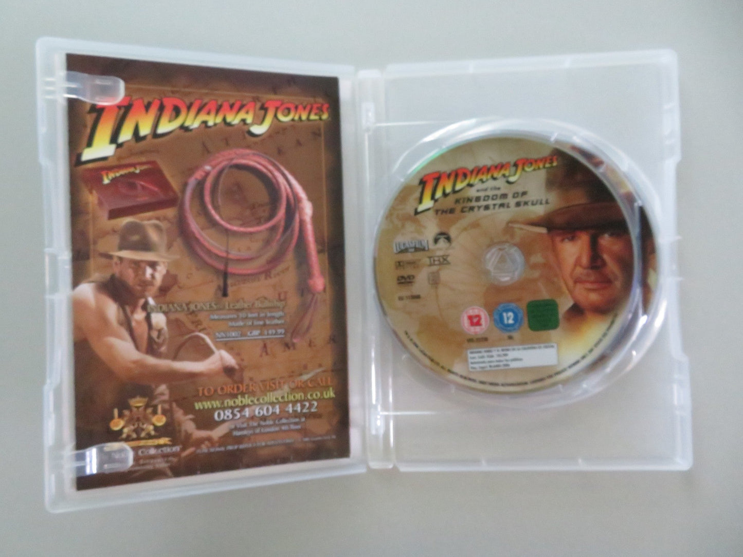 INDIANA JONES AND THE KINGDOM OF THE CRYSTAL SKULL - B - 2 DISCS (DVD) REGION 2 Movie posters