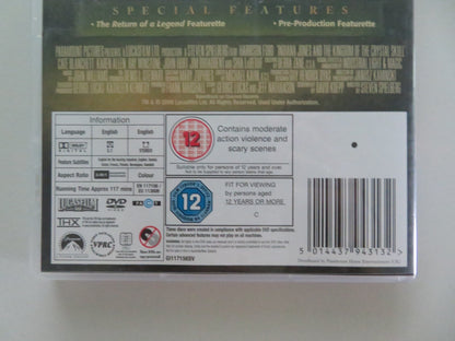 INDIANA JONES AND THE KINGDOM OF THE CRYSTAL SKULL - B - 2 DISCS (DVD) REGION 2 Movie posters