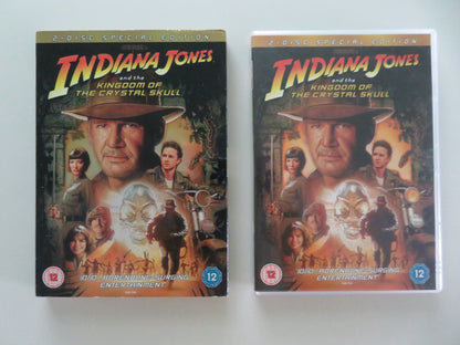 INDIANA JONES AND THE KINGDOM OF THE CRYSTAL SKULL - B - 2 DISCS (DVD) REGION 2 Movie posters