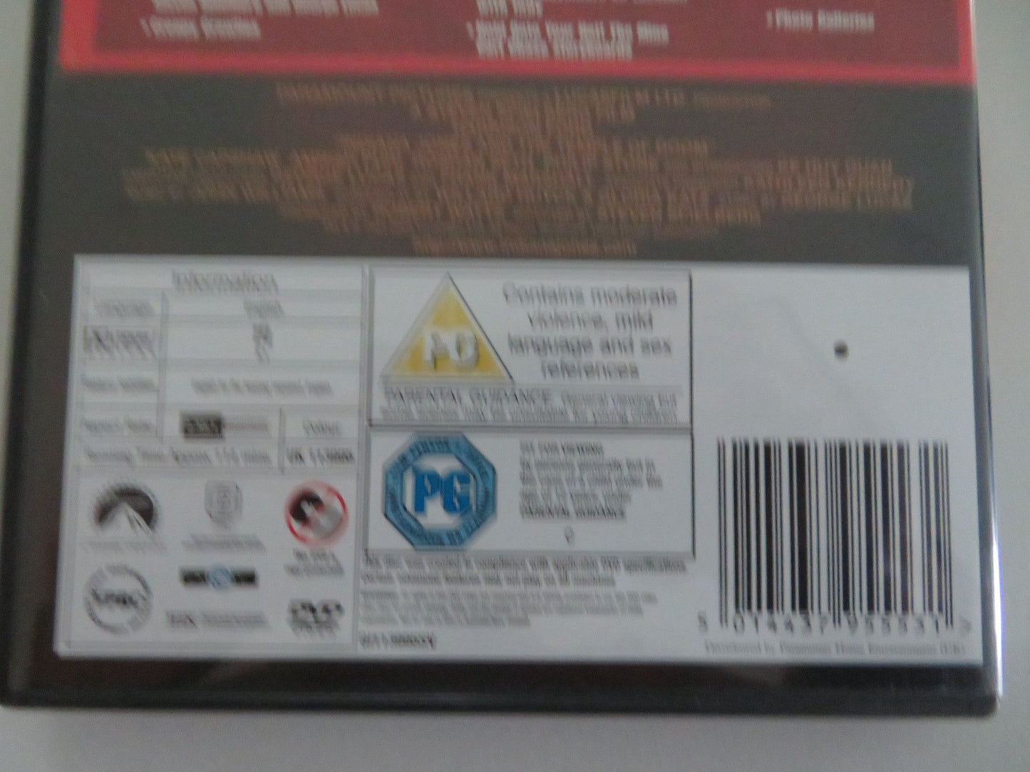INDIANA JONES AND THE TEMPLE OF DOOM - SPECIAL EDITION (DVD) 1984 REGION 2 Movie posters