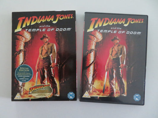 INDIANA JONES AND THE TEMPLE OF DOOM - SPECIAL EDITION (DVD) 1984 REGION 2 Movie posters