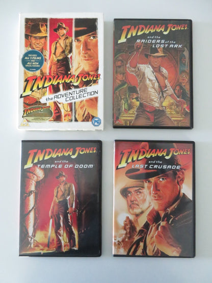 Indiana Jones - The Adventure Collection (DVD BoxSet) Harrison Ford 1981 Region 2 Movie posters