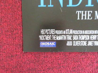 INDICTMENT: THE MCMARTIN TRIAL VHS VIDEO POSTER JAMES WOODS MERCEDES RUEHL 1995 Rendezvous Cinema Movie posters