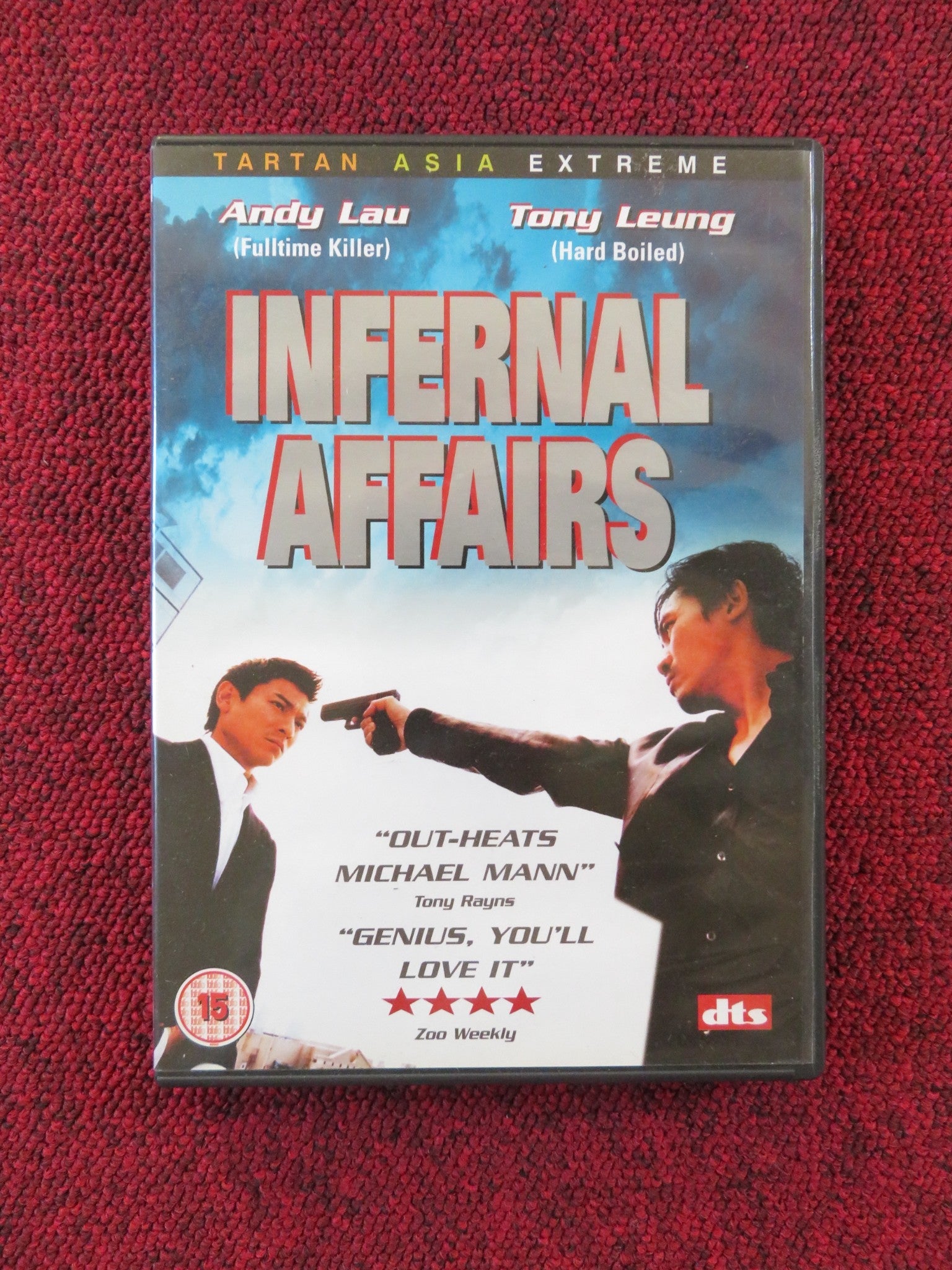INFERNAL AFFAIRS (DVD) ANDY LAU TONY LEUNG 2002 REGION 2 Rendezvous Cinema Movie posters