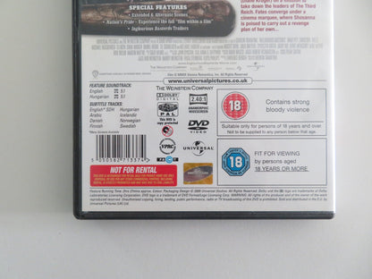 INGLOURIOUS BASTERDS (DVD) BRAD PITT CHRISTOPH WALTZ 2009 REGION 2, 4, 5 Movie posters