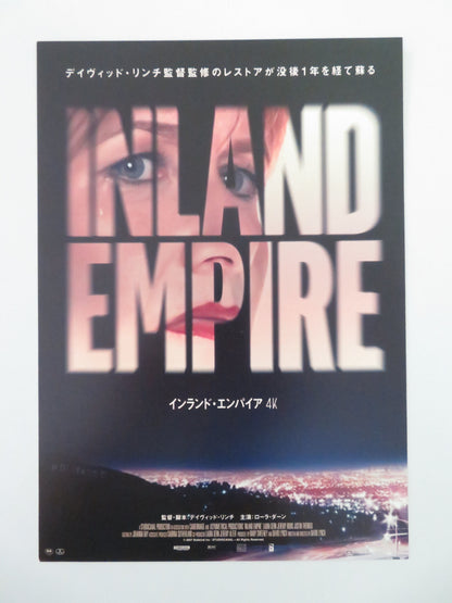 Inland Empire 4K - B Japanese Chirashi (B5) Poster Dern Majchrzak R2023 Movie posters