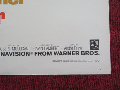 Inside Daisy Clover Folded US One Sheet Poster Natalie Wood C. Plummer 1966 Movie posters