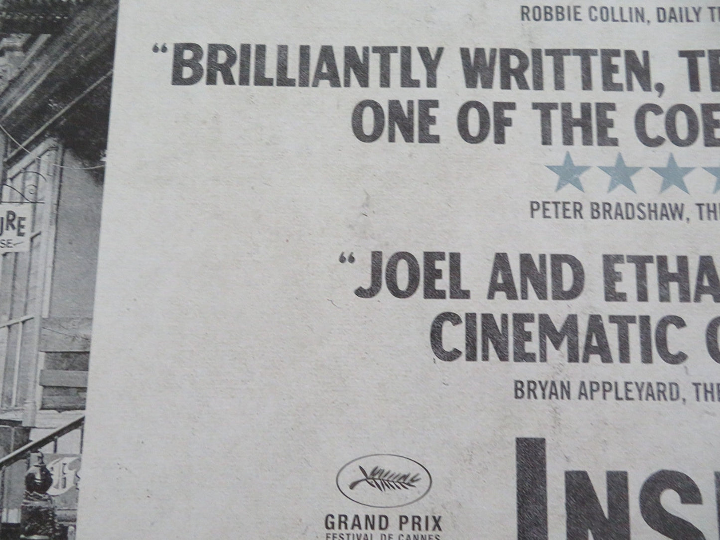 INSIDE LLEWYN DAVIS UK QUAD ROLLED POSTER OSCAR ISAAC CAREY MULLIGAN 2013 Movie posters
