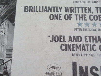 INSIDE LLEWYN DAVIS UK QUAD ROLLED POSTER OSCAR ISAAC CAREY MULLIGAN 2013 Movie posters