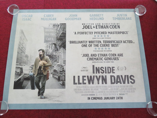 INSIDE LLEWYN DAVIS UK QUAD ROLLED POSTER OSCAR ISAAC CAREY MULLIGAN 2013 Movie posters
