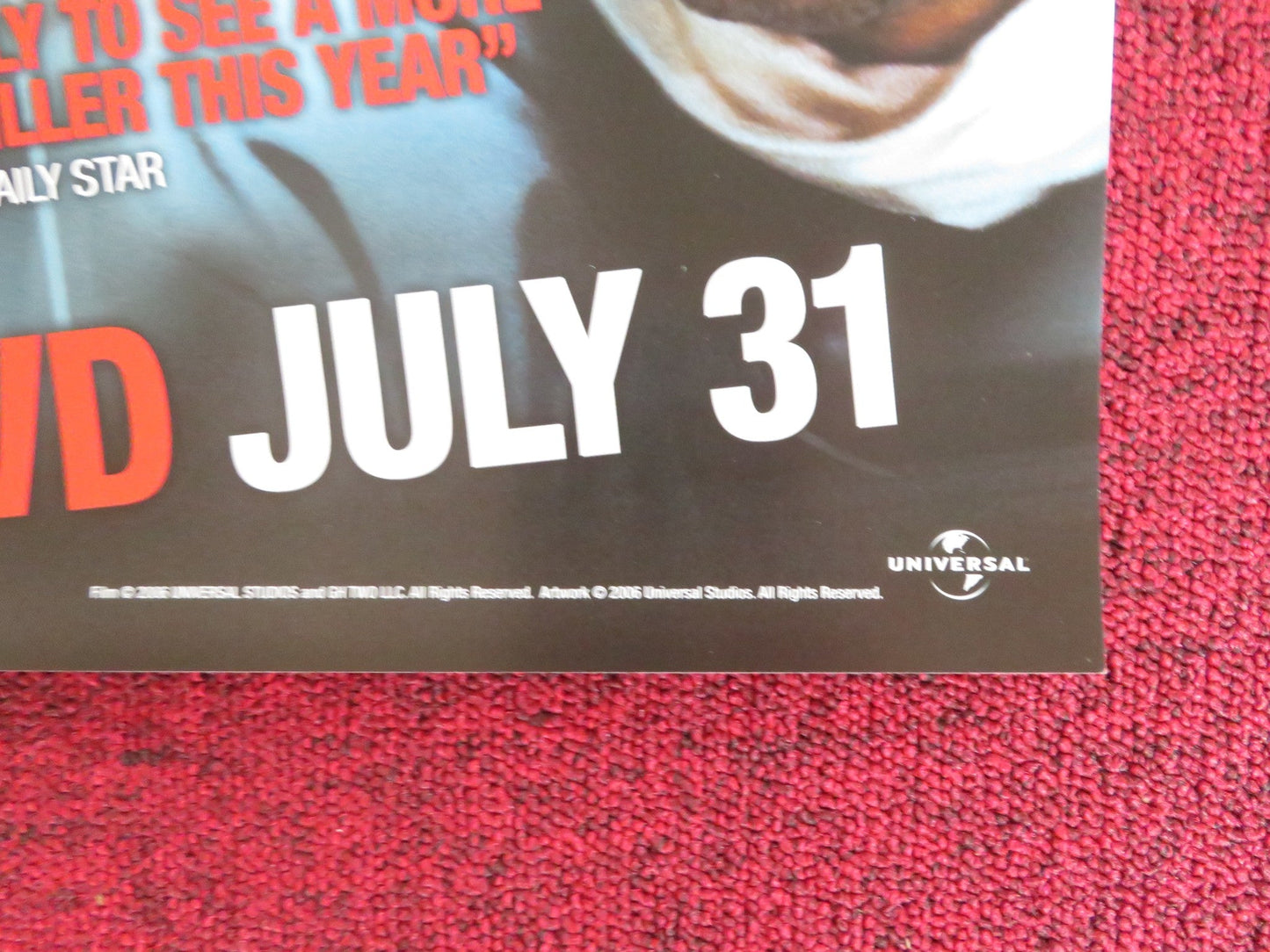 INSIDE MAN DVD POSTER DENZEL WASHINGTON JODIE FOSTER 2006 Rendezvous Cinema Movie posters