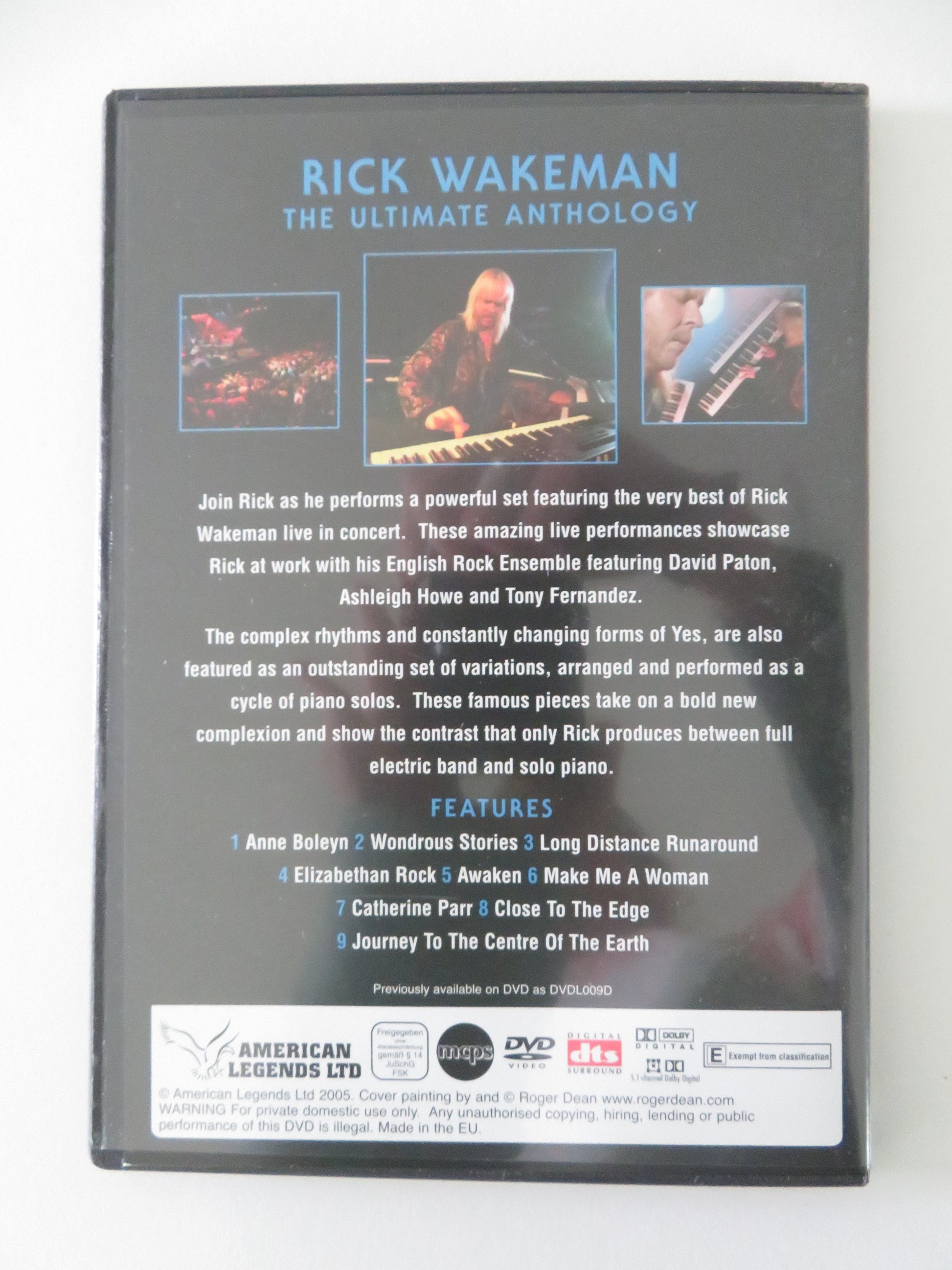 Inside Yes Plus Friends & Family (DVD BoxSet) Rick Wakeman 2005 Region 2 Movie posters