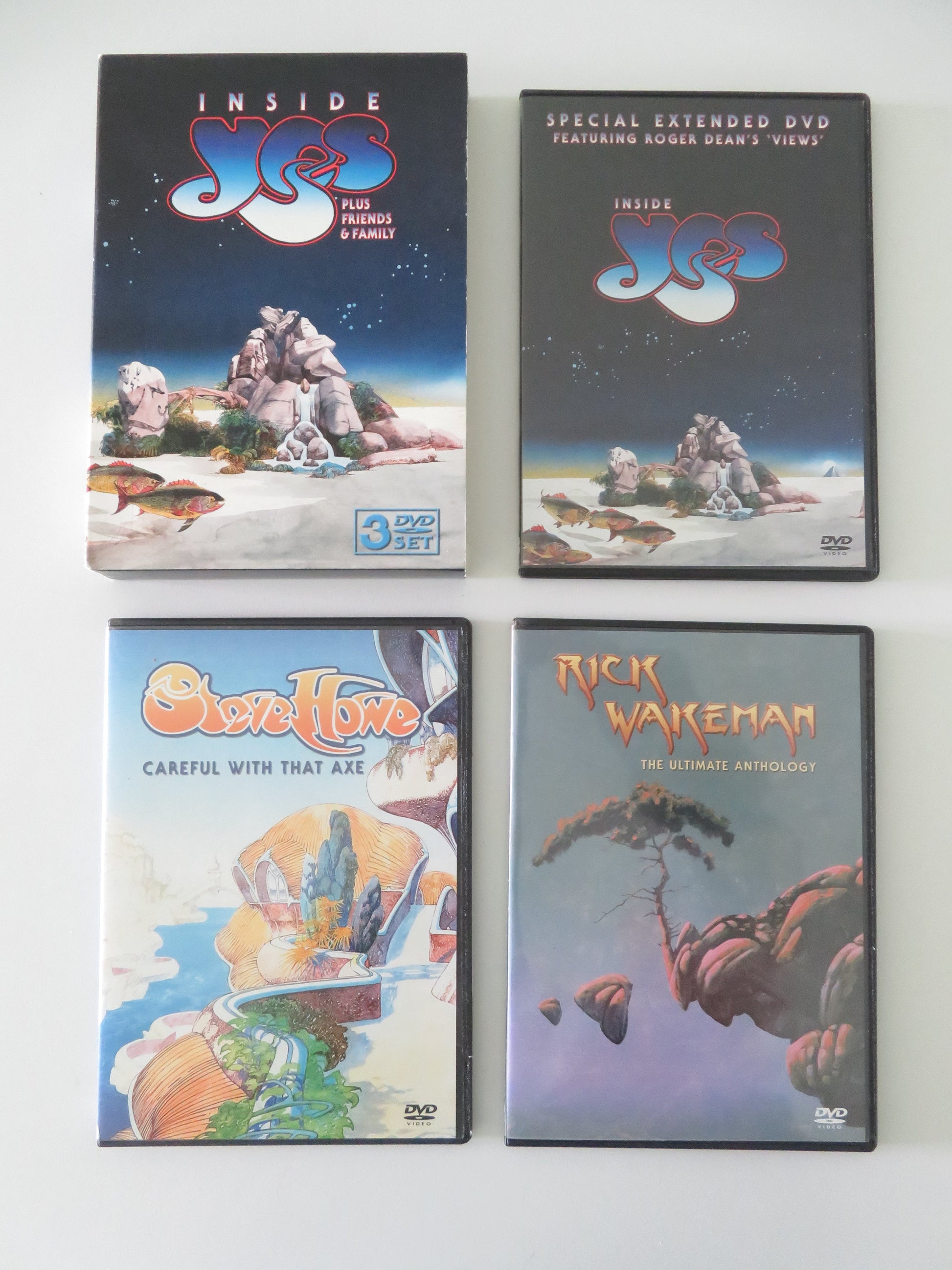 Inside Yes Plus Friends & Family (DVD BoxSet) Rick Wakeman 2005 Region 2 Movie posters