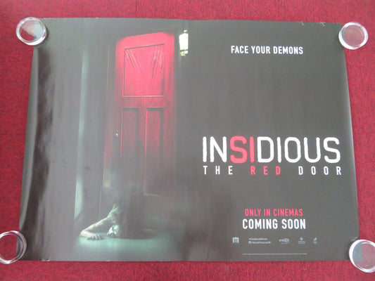 Insidious: The Red Door UK Quad Rolled Poster Ty Simpkins Patrick Wilson 2023 Movie posters