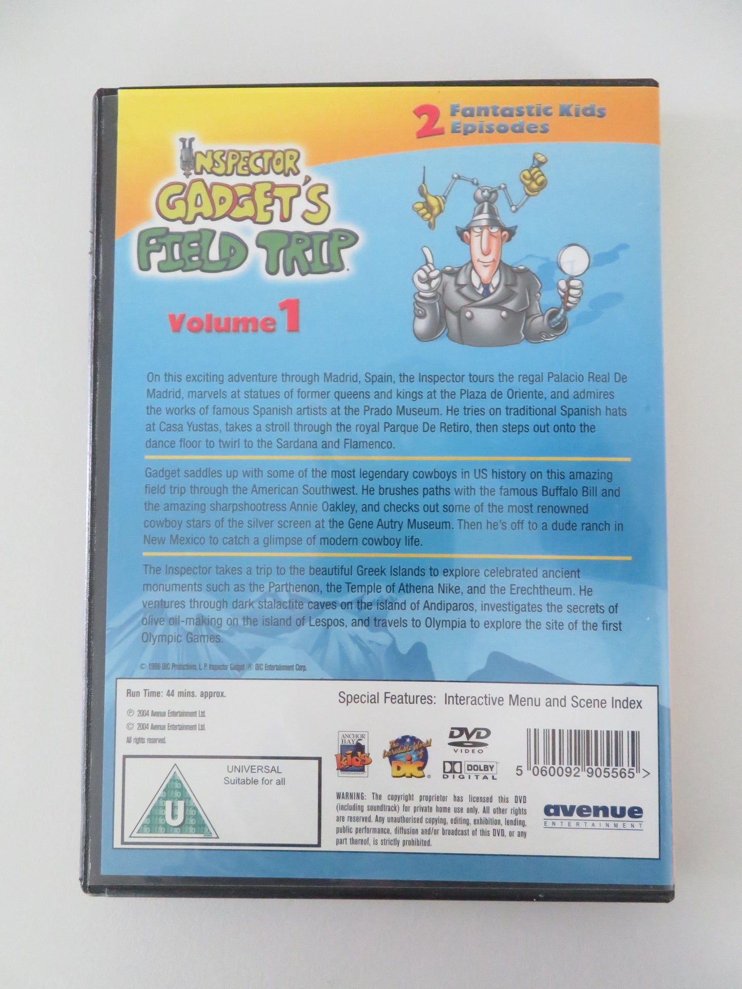 Inspector Gadget's Field Trip Volume 1 (DVD) Don Adams 2004 Region 2 Movie posters