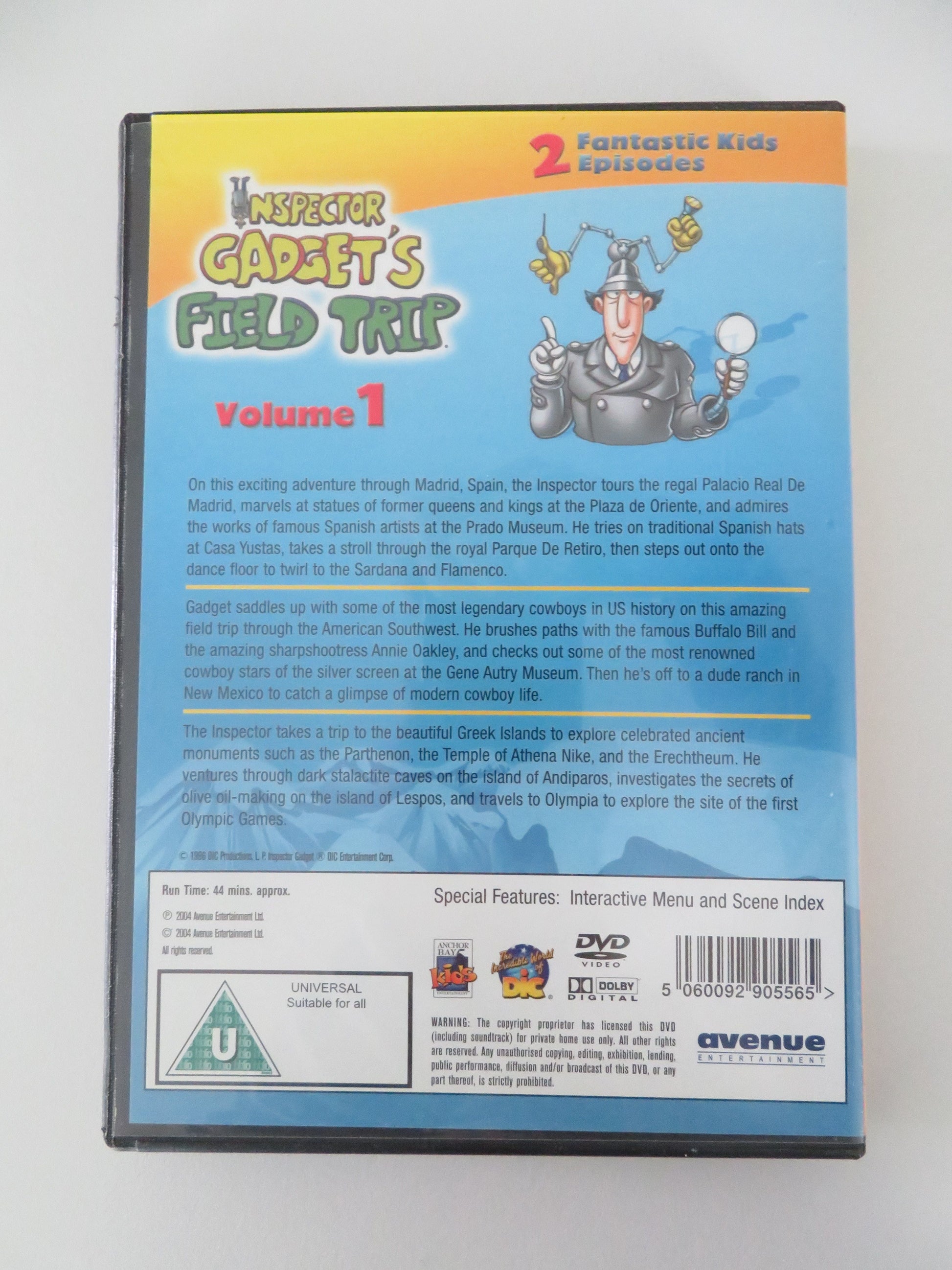 Inspector Gadget's Field Trip Volume 1 (DVD) Don Adams 2004 Region 2 Movie posters