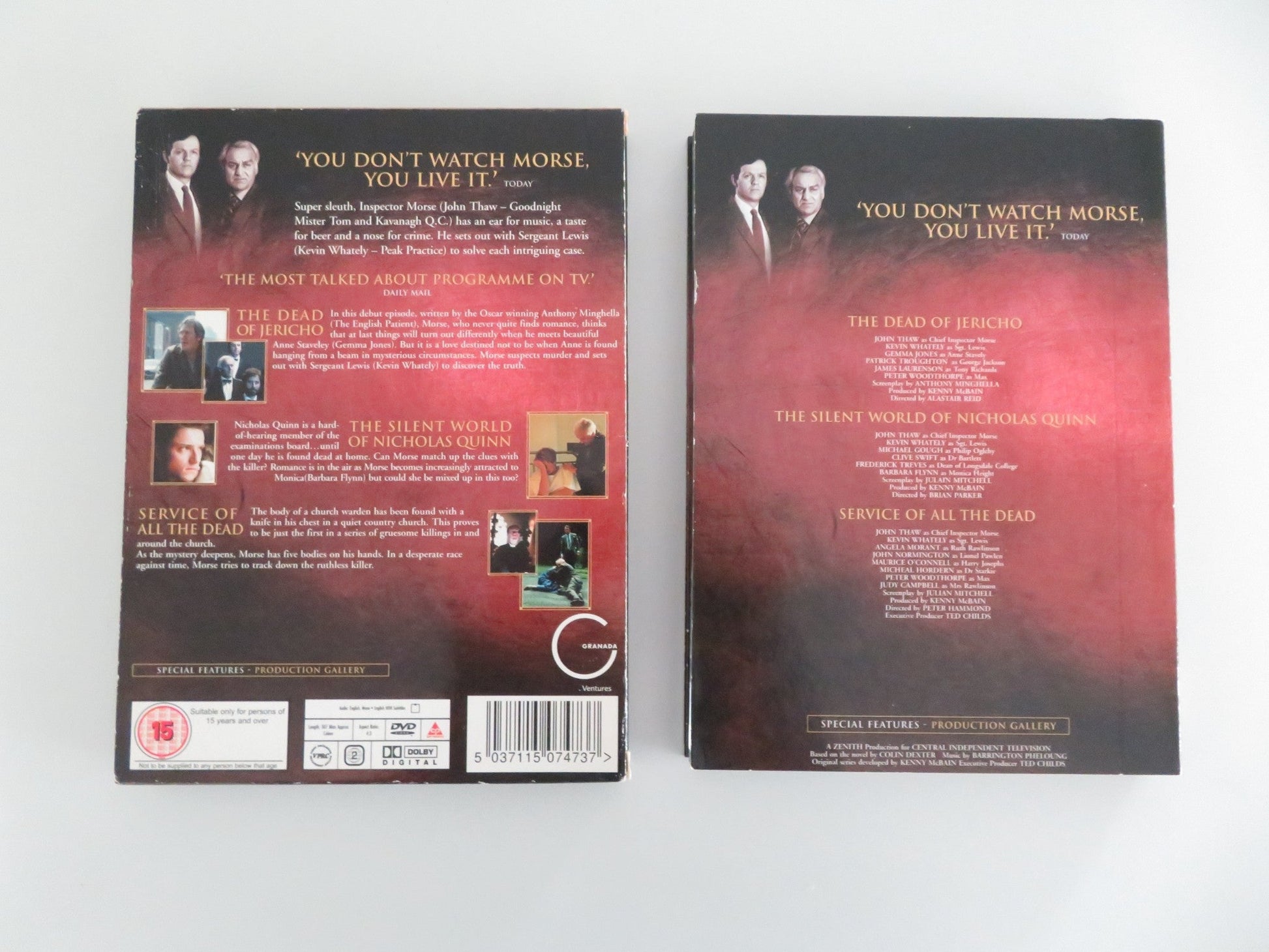 Inspector Morse The Complete Series One (DVD BoxSet) John Thaw 1987 Region 2 Movie posters