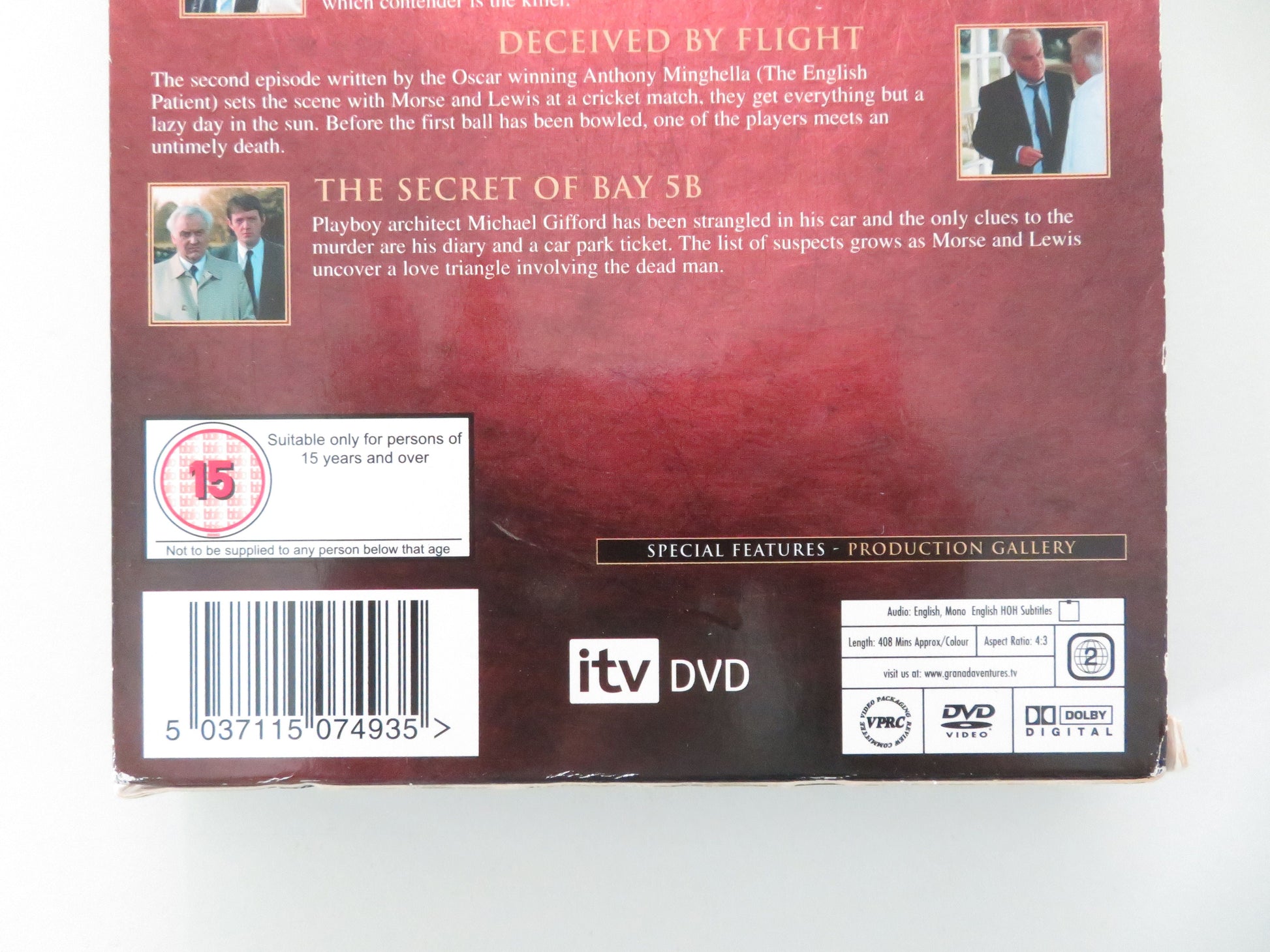 Inspector Morse The Complete Series Three (DVD BoxSet) John Thaw 1989 Region 2 Movie posters