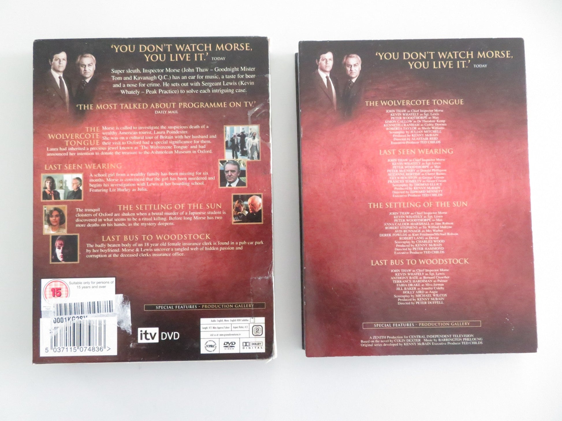 Inspector Morse - The Complete Series Two (DVD) John Thaw 1988 Region 2 Movie posters