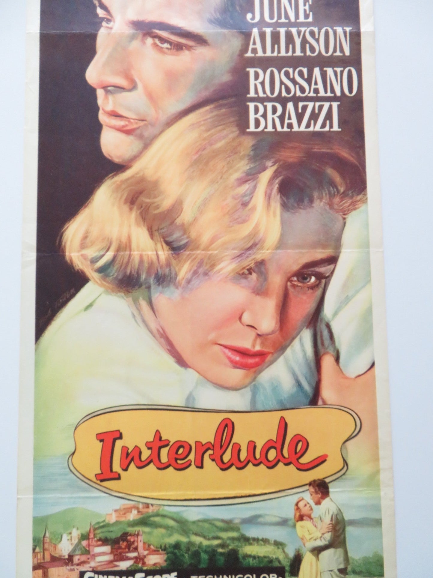 INTERLUDE US INSERT POSTER JUNE ALLYSON ROSSANO BRAZZI 1957 Rendezvous Cinema Movie posters