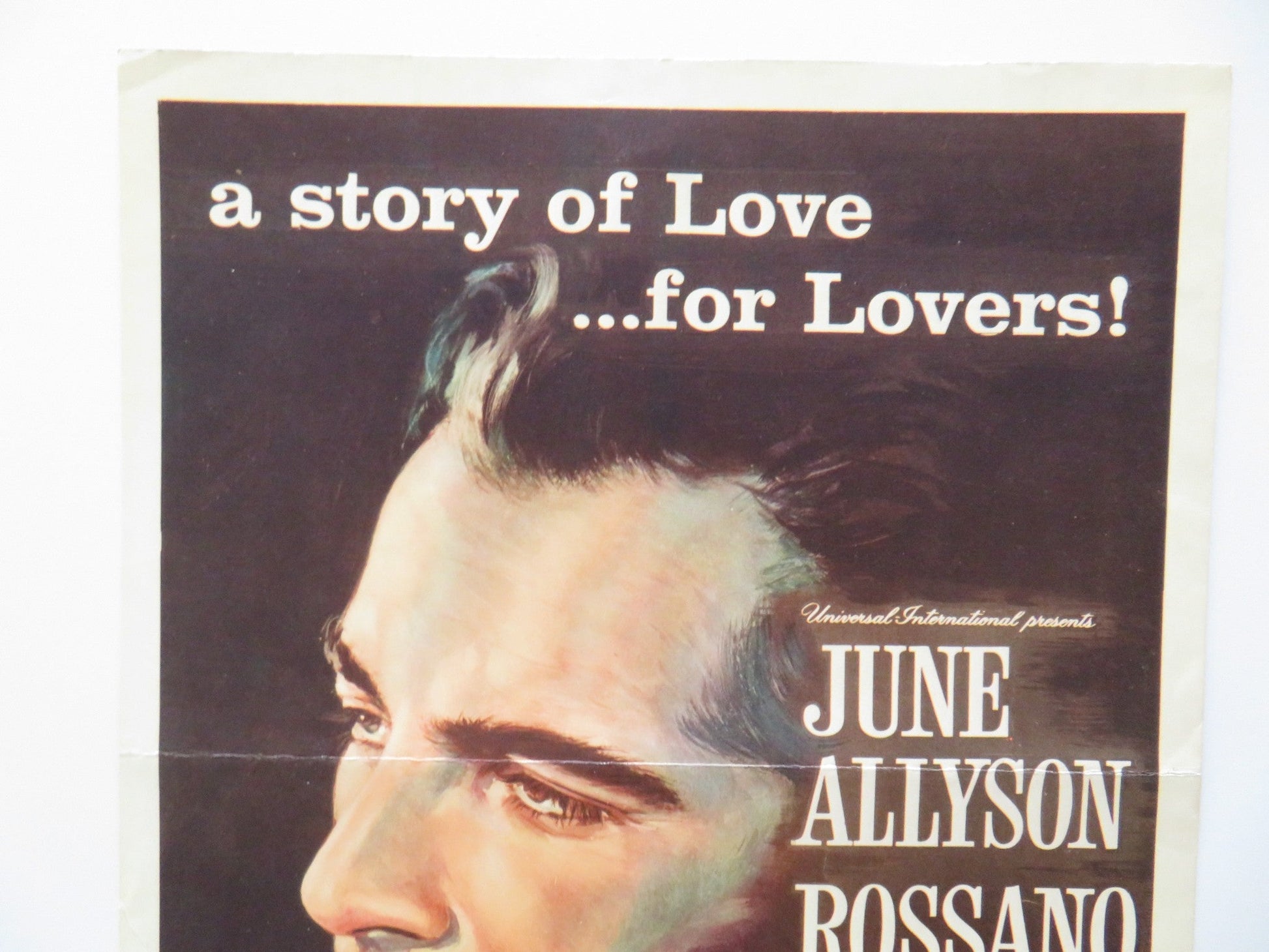 INTERLUDE US INSERT POSTER JUNE ALLYSON ROSSANO BRAZZI 1957 Rendezvous Cinema Movie posters