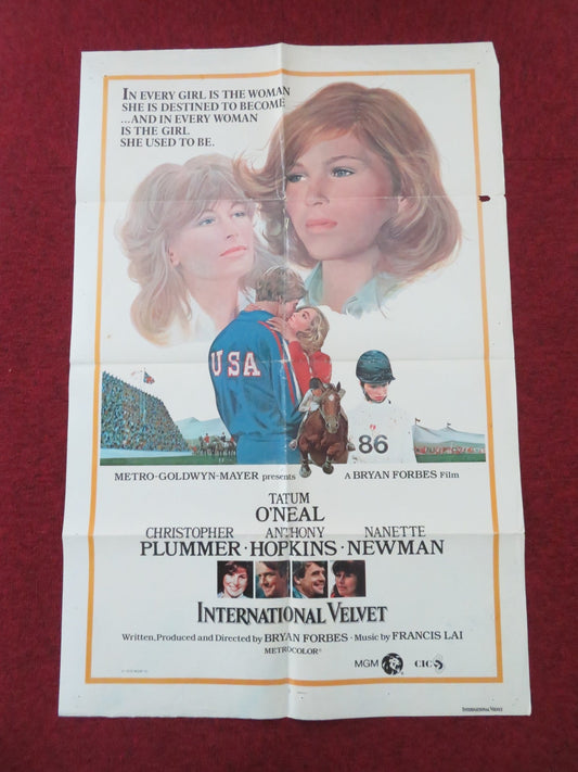 International Velvet Folded US One Sheet Poster Tatum O'Neal C. Plummer 1978 Movie posters