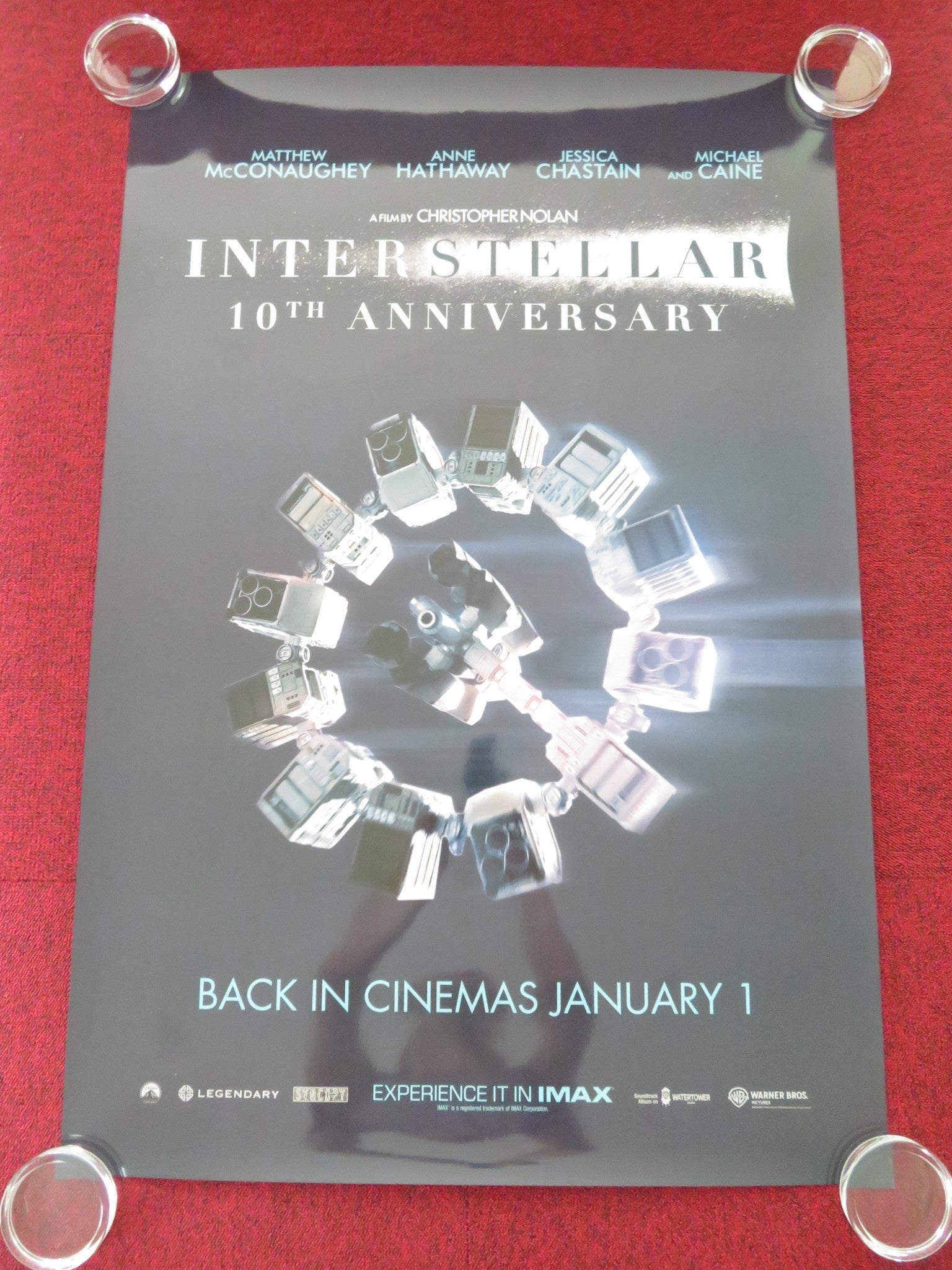 INTERSTELLAR 10TH ANNIVERSARY - C US ONE SHEET ROLLED POSTER MCCONAUGHEY 2025 Movie posters