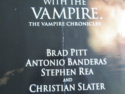 INTERVIEW WITH THE VAMPIRE UK QUAD ROLLED POSTER BRAD PITT TOM CRUISE 1994 Rendezvous Cinema Movie posters