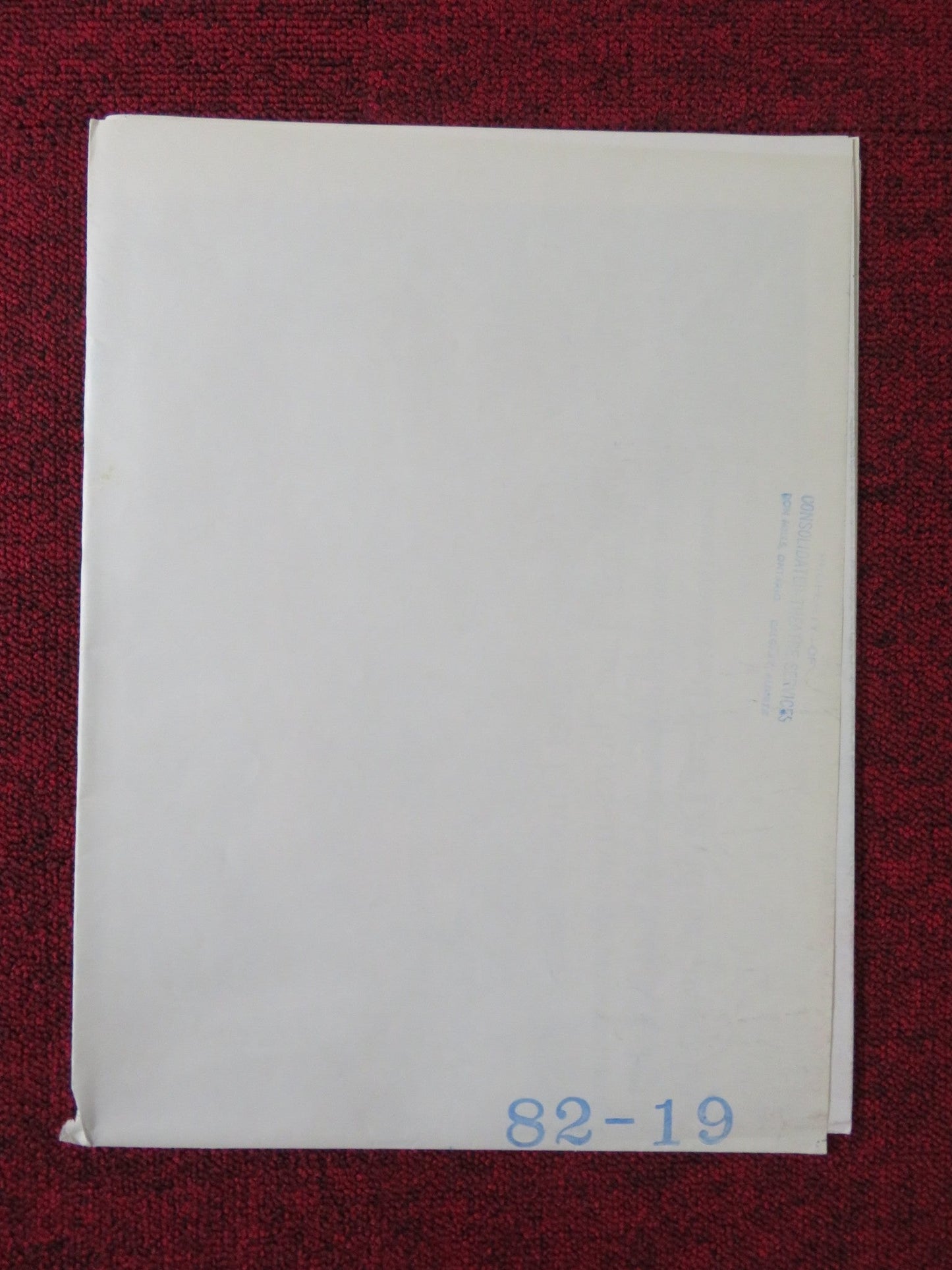 INTIMATE MOMENTS FOLDED US ONE SHEET POSTER ALEXANDRA STEWART D. ALTEVOGT 1982 Rendezvous Cinema Movie posters