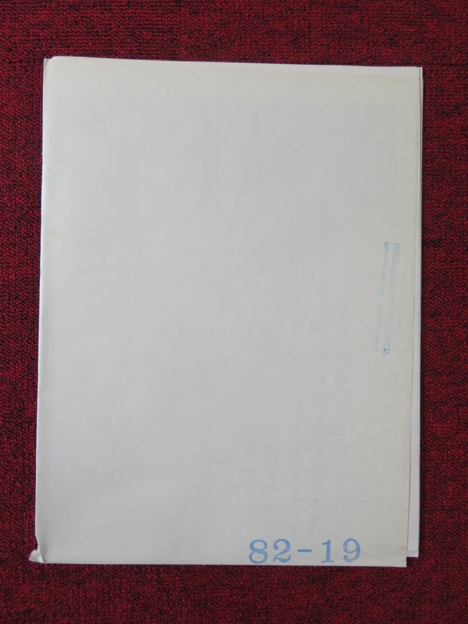 INTIMATE MOMENTS FOLDED US ONE SHEET POSTER ALEXANDRA STEWART D. ALTEVOGT 1982 Rendezvous Cinema Movie posters