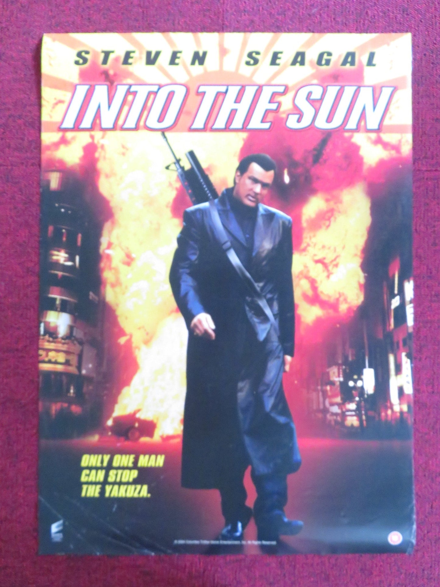 INTO THE SUN VHS VIDEO POSTER STEVEN SEAGAL MATTHEW DAVIS 2004 Rendezvous Cinema Movie posters