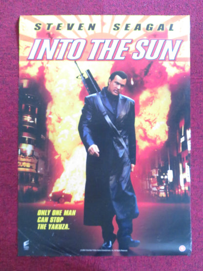 INTO THE SUN VHS VIDEO POSTER STEVEN SEAGAL MATTHEW DAVIS 2004 Rendezvous Cinema Movie posters