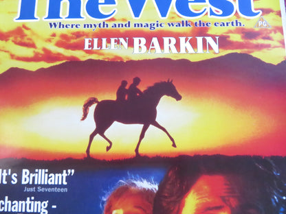 INTO THE WEST VHS VIDEO POSTER ROLLED GABRIEL BYRNE ELLEN BARKIN 1992 Rendezvous Cinema Movie posters