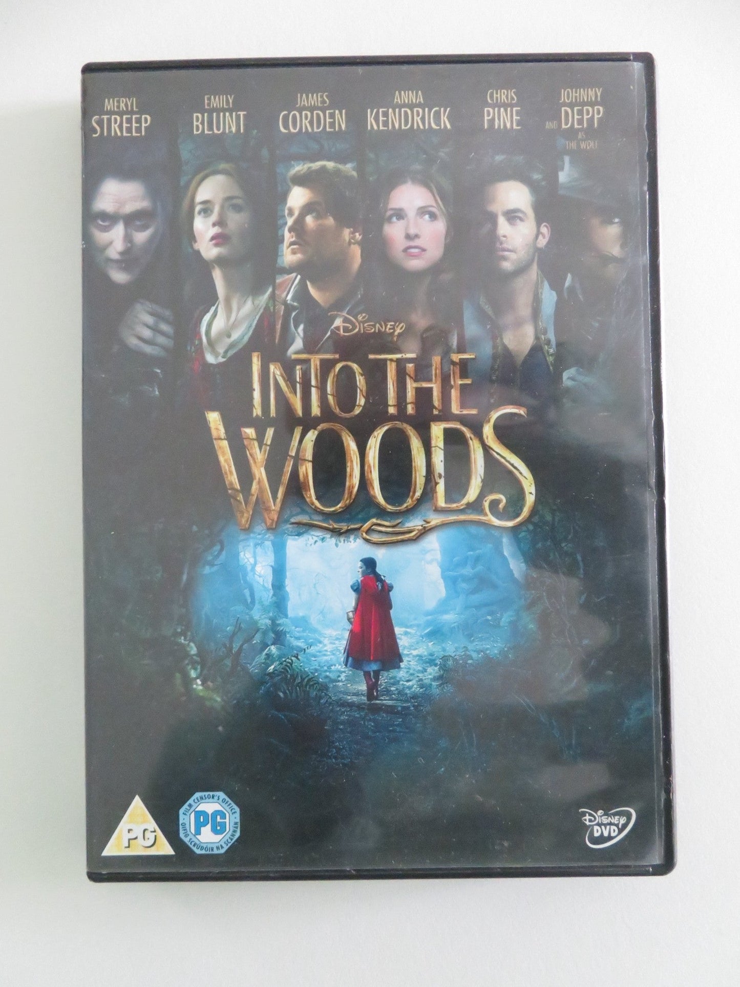 Into the Woods (DVD) Disney Anna Kendrick James Corden Emily Blunt 2014 Region 2 Movie posters