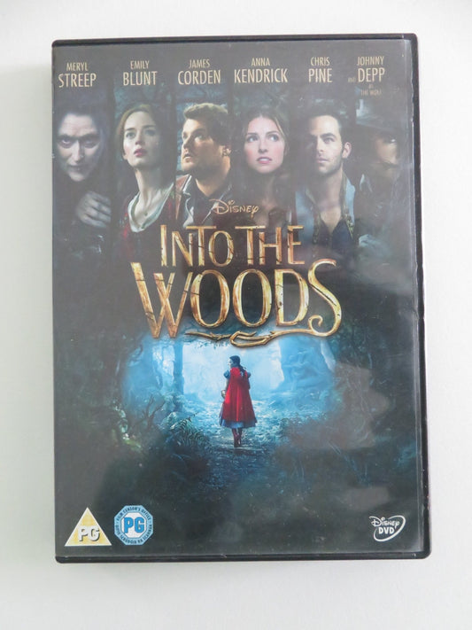 Into the Woods (DVD) Disney Anna Kendrick James Corden Emily Blunt 2014 Region 2 Movie posters