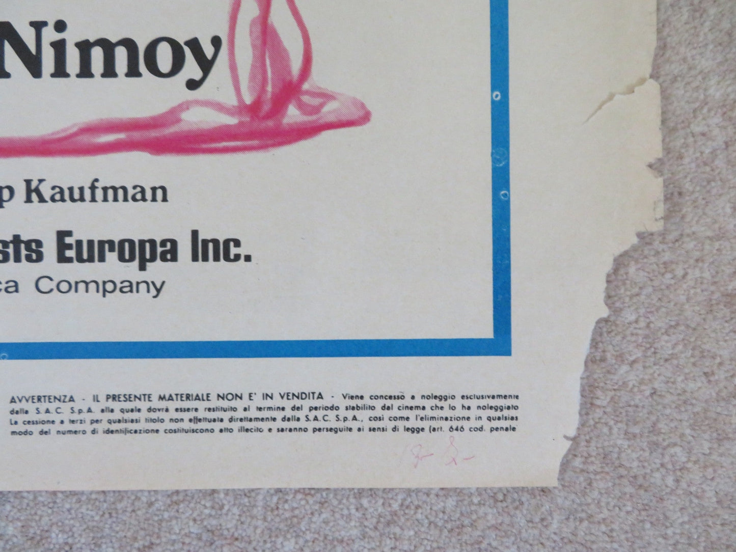 INVASION OF THE BODY SNATCHERS ITALIAN 2 FOGLIO POSTER SUTHERLAND GOLDBLUM 1978 Rendezvous Cinema Movie posters