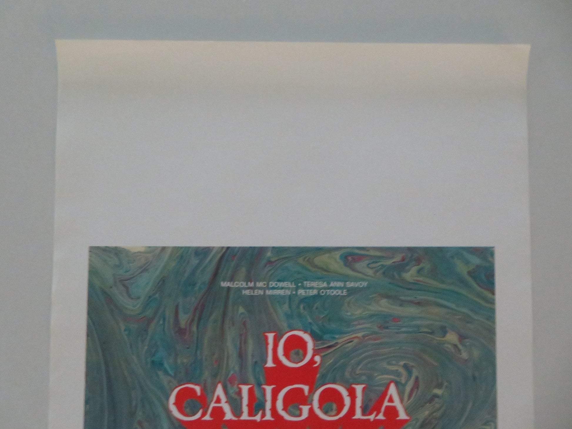 IO, CALIGOLA / CALIGULA ITALIAN LOCANDINA POSTER MALCOLM MCDOWELL GIELGUD 1984 Movie posters