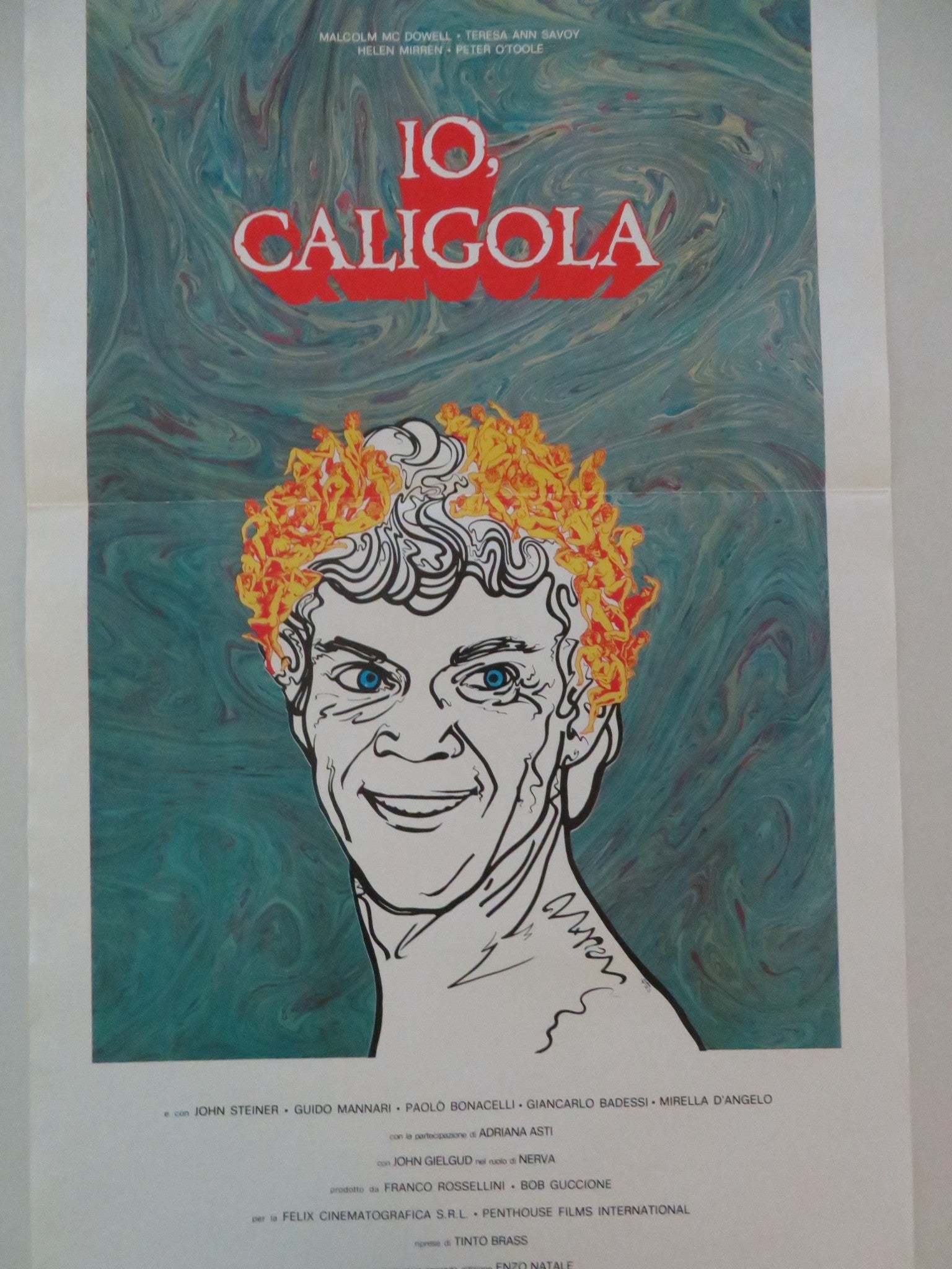 IO, CALIGOLA / CALIGULA ITALIAN LOCANDINA POSTER MALCOLM MCDOWELL GIELGUD 1984 Movie posters