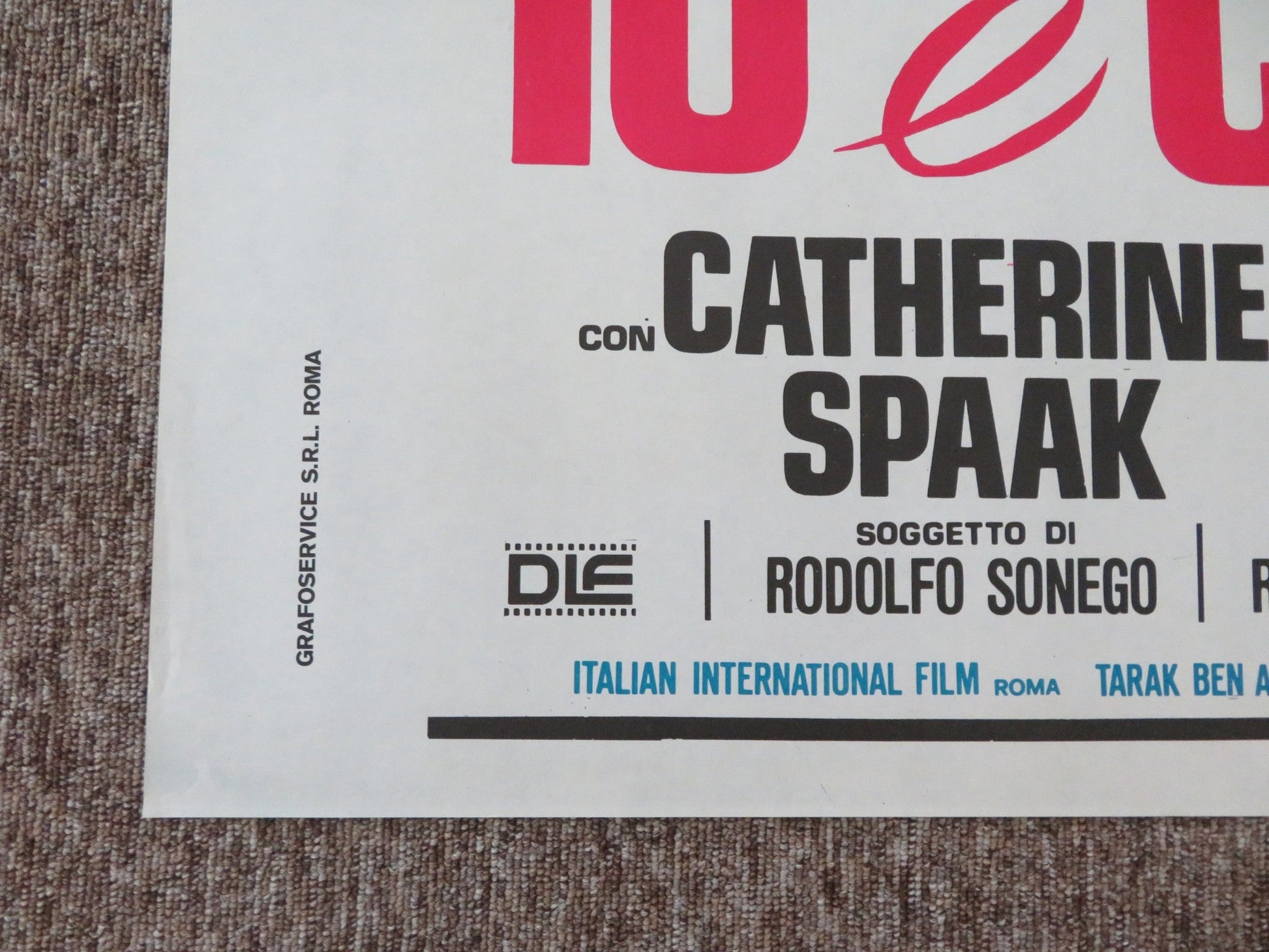 IO E CATERINA ITALIAN 2 FOGLIO POSTER ALBERTO SORDI EDWIGE FENECH 1980 Rendezvous Cinema Movie posters