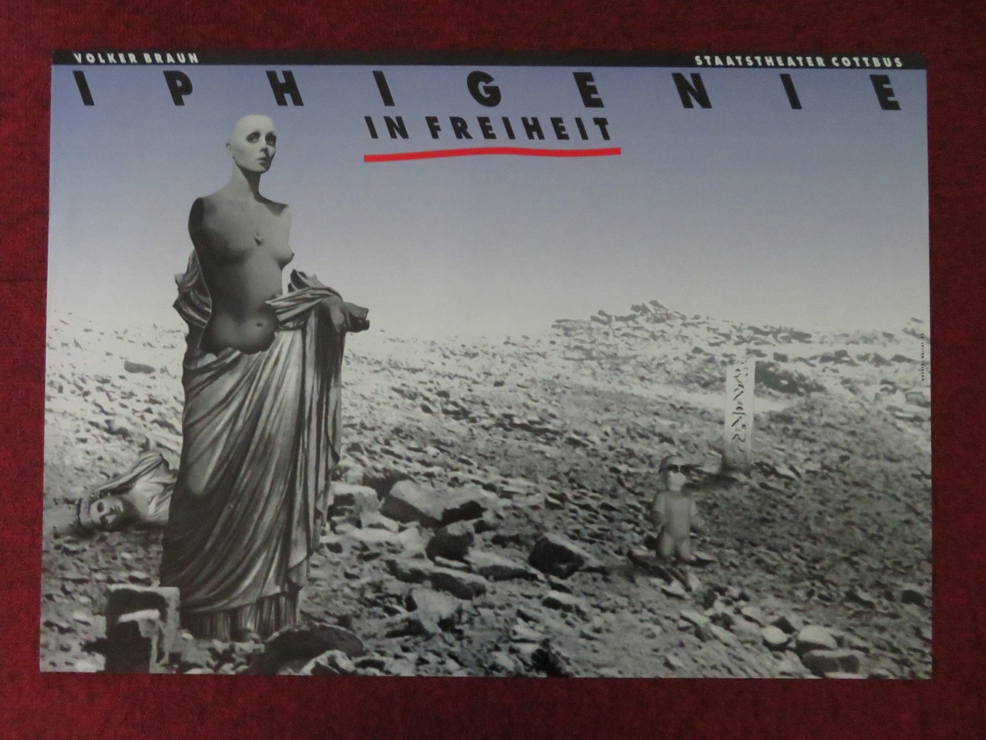 IPHIGENIE IN FREIHEIT GERMAN POSTER ROLLED VOLKER BRAUN 1992 Movie posters