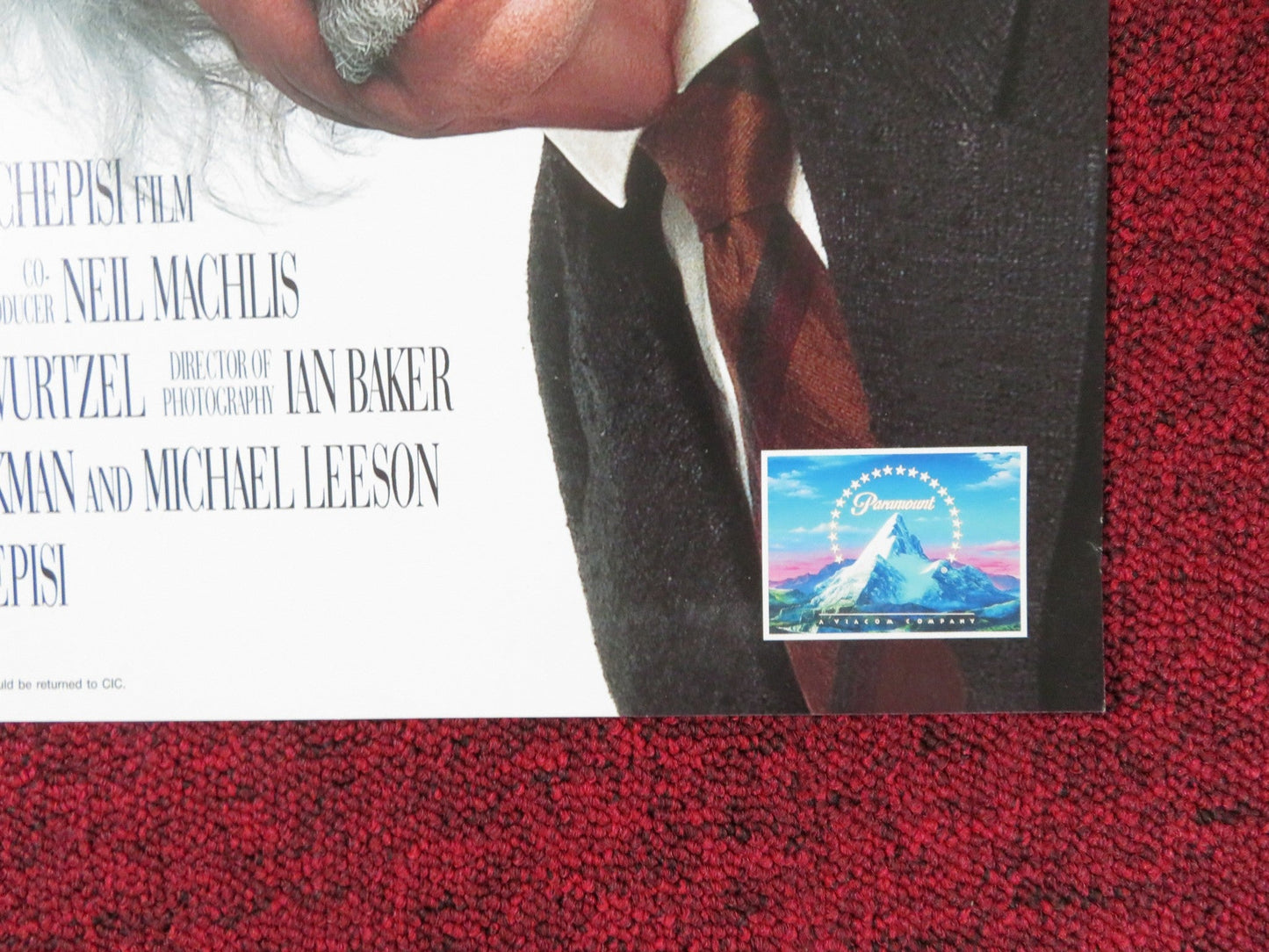 I.Q. VHS VIDEO POSTER MEG RYAN TIM ROBBINS 1994 Rendezvous Cinema Movie posters