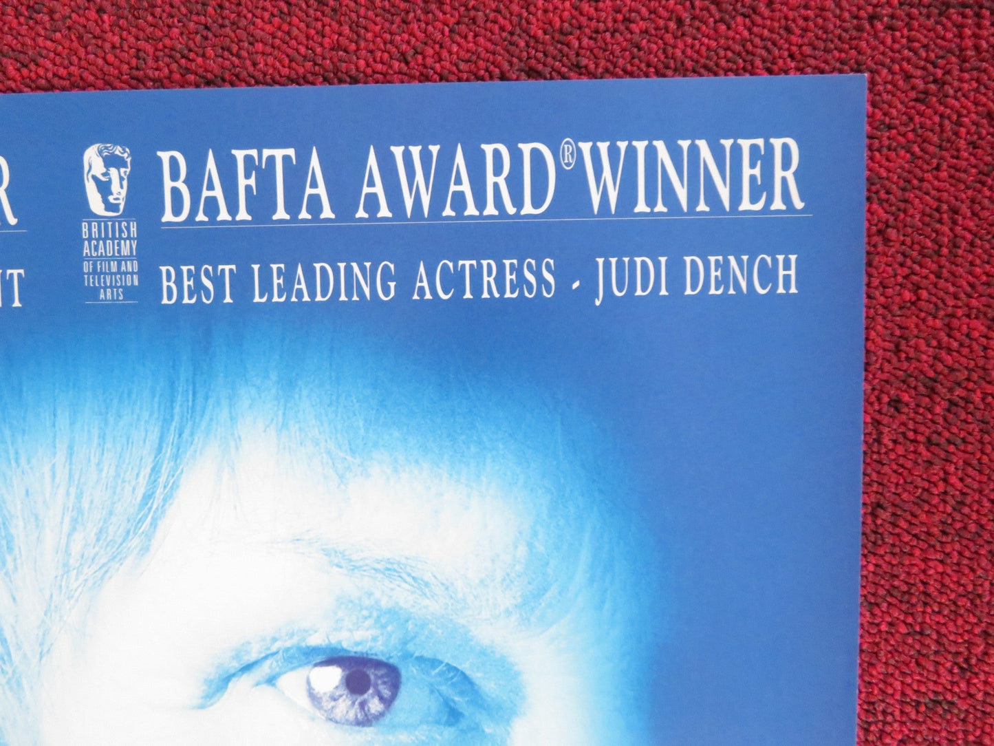 IRIS VHS VIDEO POSTER JUDI DENCH JIM BROADBENT 2001 Rendezvous Cinema Movie posters