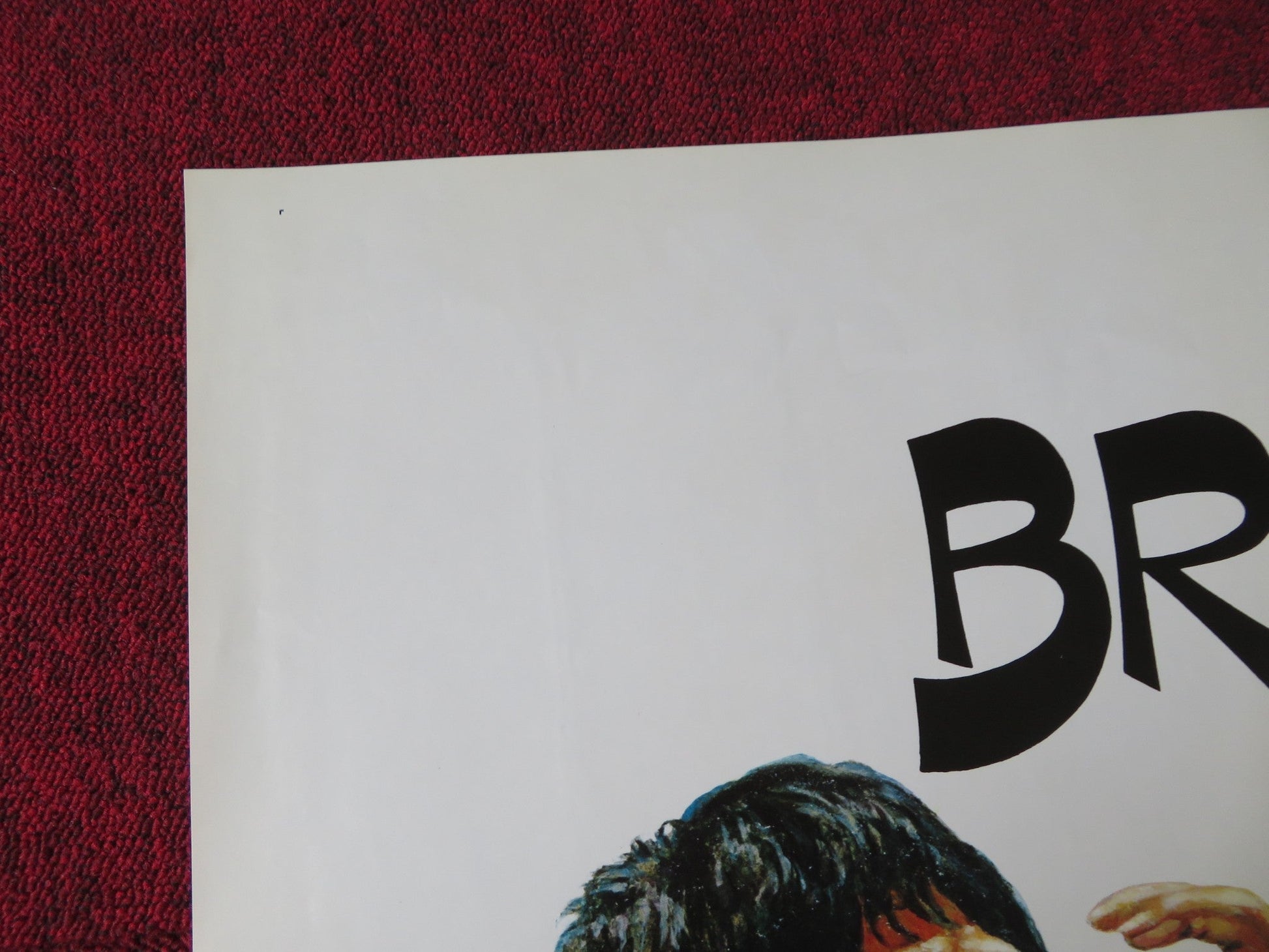 IRON FINGER FOLDED US ONE SHEET POSTER BRUCE LI FENG KU 1979 Rendezvous Cinema Movie posters