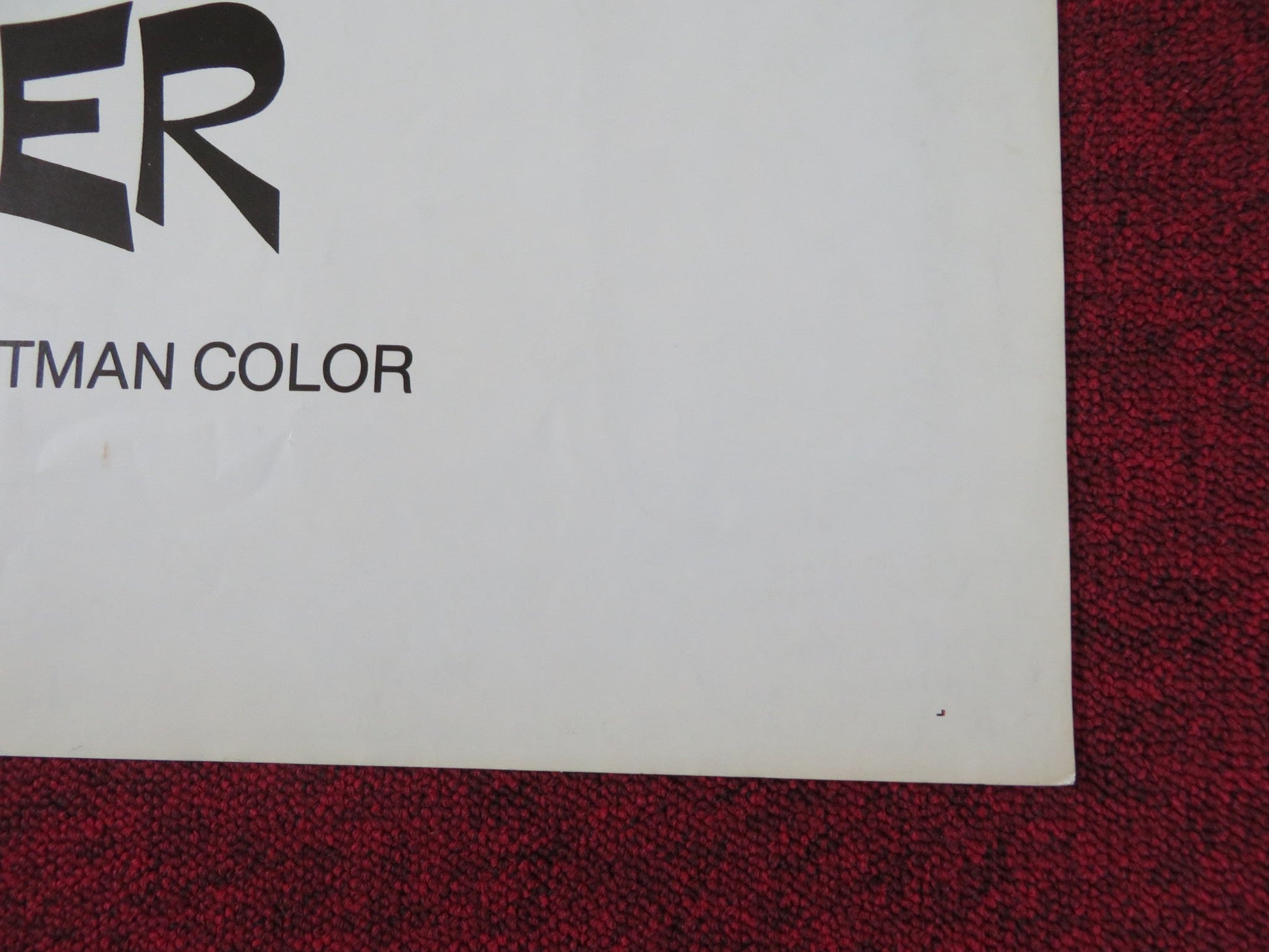 IRON FINGER FOLDED US ONE SHEET POSTER BRUCE LI FENG KU 1979 Rendezvous Cinema Movie posters