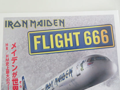 Iron Maiden: Flight 666 Japanese Chirashi (B5) Poster Dickinson Gers 2009 Movie posters